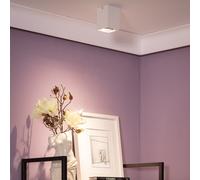 Plafonnier Aluminium Jaspe Blanc