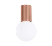 Sollux Lighting Plafonnier Halo Aluminium Moka G9 1 flamme IP44
