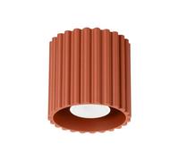 Plafonnier Aluminium Ocre Rouge GU10 1 Aura