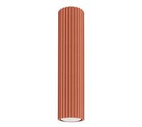 Plafonnier Aluminium Ocre Rouge GU10 1 Karbon 30