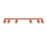Sollux Lighting Karbon plafonnier 6x10 W rouge SL.1642