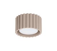 Plafonnier Aluminium Taupe Gx53 1 Aura