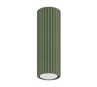 Plafonnier Aluminium Vert Olive GU10 1 Karbon 20