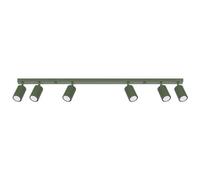 Plafonnier Aluminium Vert Olive GU10 6 Karbon