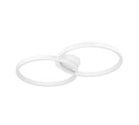 Eglo Panneau LED Amandolo, plafonnier dimmable avec télécommande, lampe de