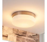Plafonnier Amilia Lindby, dimmable, Salle de bain, Verre, Moderne, Plafonnier Salle De Bain