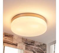 Plafonnier Amilia Lindby, dimmable, Salle de bain, Verre, Moderne, Plafonnier Salle De Bain