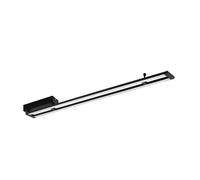Plafonnier AMONTILLADO LED 2X13,5W en aluminium et acier noir 1125x8mm