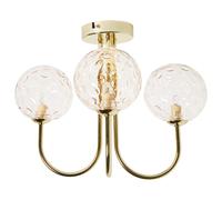 Plafonnier Anadyr Verre Beige Beige