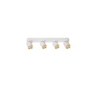 Plafonnier Andy 4xGU10 blanc + or ML9938