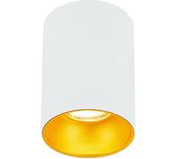 Plafonnier apparent Spot de plafond Spot apparent ZAMA White Gold GU10 rond blanc/or IP20 EDO777342 EDO