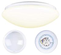 Plafonnier/applique murale à LED - Ø 26 cm - Blanc chaud [Luminea]