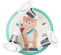 Plafonnier/applique murale ronde 3 ampoules Little Indians « Ourson Björn » 136089