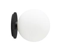 Audo TR Applique Murale Noire Verre Opale Mat