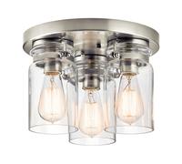 Elstead Lighting Brinley plafonnier 3x60 W nickel KL-BRINLEY-F-NI