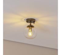 Plafonnier Atmaca 10215 Opviq, dimmable, bronze, Salon / Salle à manger, Verre, Plafonnier