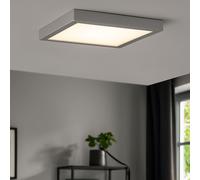 Plafonnier Aufbaupanel Lampe de Chambre à Coucher Chrome Mat LED L 30 CM