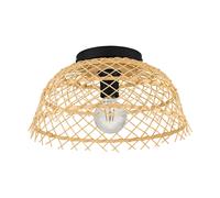 Plafonnier AUSNBY E27 1X40W en acier noir D370mm