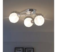 Plafonnier avec 3 Ampoules LED Lampe Suspendue Eclairage Salon Maison vidaXL