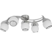 Plafonnier Avec Abat-Jour En Verre 5 Ampoules E14