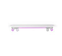 Philips Hue Plafonnier Centris White & Color Ambiance 4 lumières, appli, Alexa, 16M couleurs, blanc