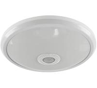 Plafonnier avec détecteur de mouvement Intérieur Rond Ø 29cm 12Watt 360° Détecteur Lumière blanche Lumière blanche chaude
