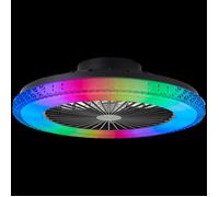 Plafonnier avec ventilateur - BRILLIANT - BADRIA - LED 40W - DIA. 49cm - CCT 3000-6500K