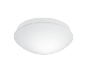Plafonnier BARI-M IP44 E27 1X20W en matière synthétique blanc D275mm