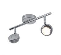 Plafonnier Barre de spots Plafonnier LED Spot, avec spots mobiles, 2x5W 2x360lm 3000K, LxH30 x 14 cm