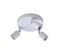 Plafonnier - Basic - 3 spots - Blanc - GU10 - Intérieur