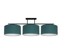 Plafonnier Blendarm Tissu Vert Blanc à Manger 100 CM E27 Deckenleuchte Grand