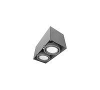 Plafonnier BLOCCO GRIS 2x7W GU10 LED ML843