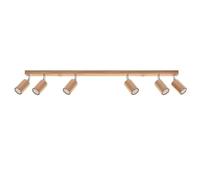 Plafonnier Bois Chêne GU10 6 Zeke