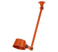 Plafonnier Bolt à Bras Unique, Fixation Latérale, Orange Vif