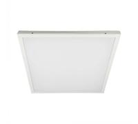 Plafonnier bureau Plafonnier LED encastré carré, lampe lumière du jour montage en saillie Panneau de plafond blanc, LED 36W 3960lm 6500K, LxlxH 59,5x59,x5x3 cm
