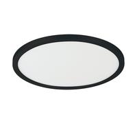 Plafonnier CAMPASPERO LED 14W en matière synthétique noir D295mm