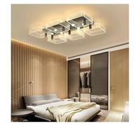 Plafonnier carré à intensité variable, idéal for une chambre, un bureau ou intérieur(6 Heads,Dimmable)