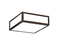 Plafonnier Carré Mashiko 200 en Bronze