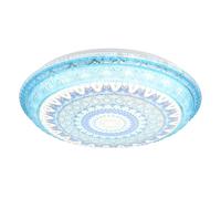 Lampe De Plafond Ronde Bleue À Mémoire CCT LED D 39 Cm