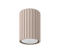 Plafonnier chambre à coucher Aluminium Taupe Rond Ø6 ,5 CM GU10 Moderne