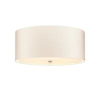Plafonnier Chambre À Coucher Salon Crème Chrome Rond Ø56CM 5X E27 Plafonnette
