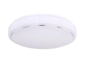 Plafonnier ciel étoilé chambre lampes plafonnier LED plafonnier chambre moderne, opale, 1x 24W 1800Lm blanc chaud-blanc froid, DxH 37,5 x 7,5 cm