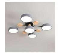 Plafonnier Circulaire à LED en Acrylique, Design Moderne, Semi-encastré, idéal pour Un Salon, Une Salle à Manger, Une Chambre, Un Couloir ou Une Cuisine (têtes G-5, Une Couleur)