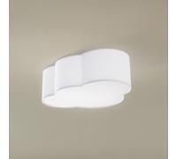 Plafonnier Cloud TK Lighting, dimmable, blanc, Salon / Salle à manger, Textile / Tissu / Soie, Jeunes / étudiants, Plafonnier Tissu