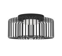 Plafonnier connecté GINESTRONE-Z LED 22W en acier noir D450mm