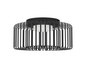 Plafonnier connecté GINESTRONE-Z LED 22W en acier noir D450mm