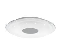 Eglo Plafonnier LED connecté Lanciano-Z Ø45 ciel étoilé, appli, commande vocale, blanc chaud-froid