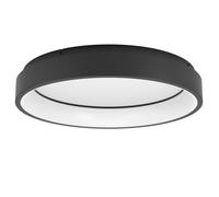 Plafonnier connecté MARGHERA-Z LED 4X6,5W en acier noir D600mm