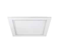 Plafonnier connecté PADROGIANO-Z LED 35,5W en acier blanc 595x595x50mm