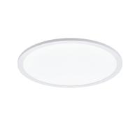 Plafonnier connecté SARSINA-A LED 21,5W en aluminium blanc D450mm